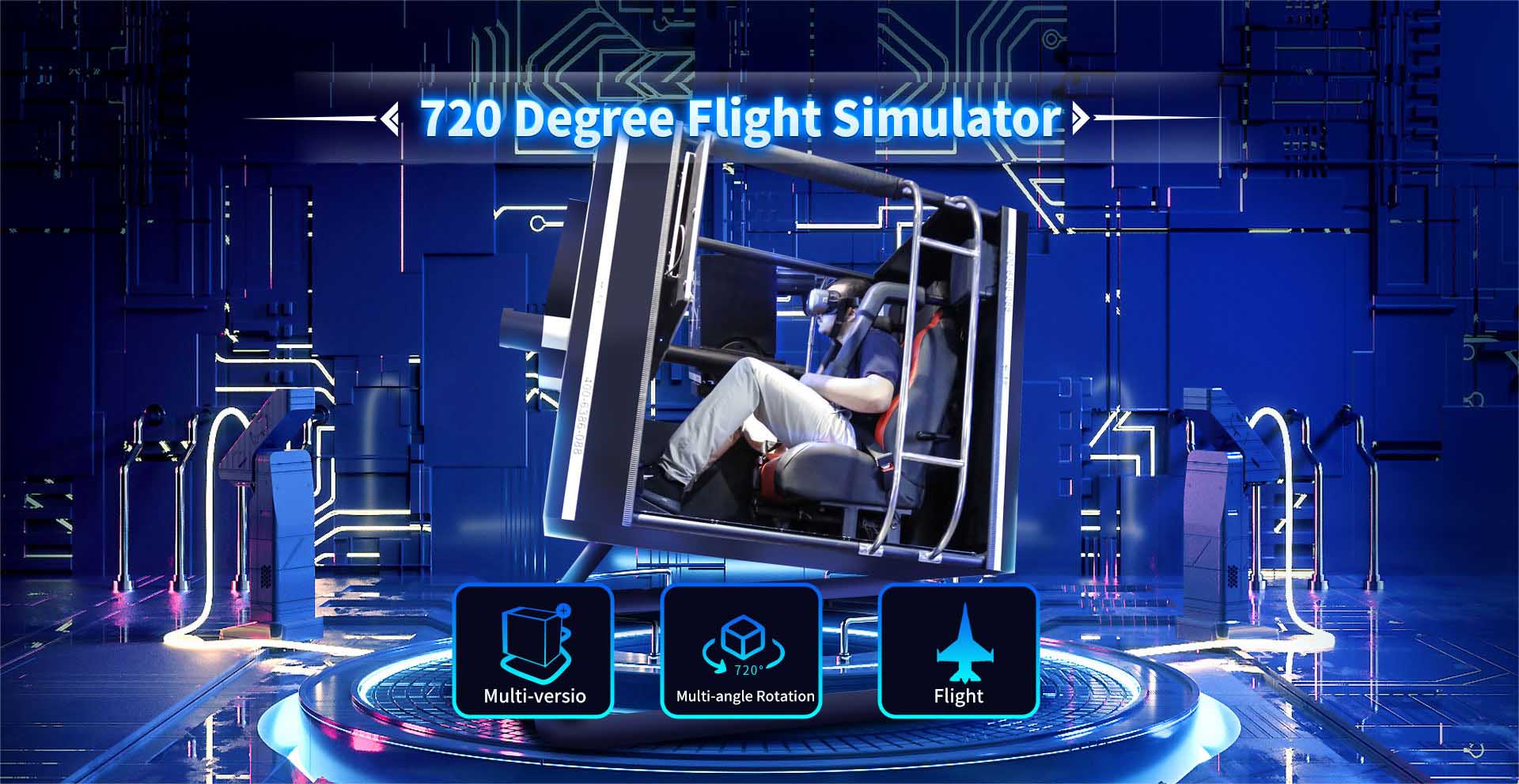 FuninVR 720 Degree Flight Simulator